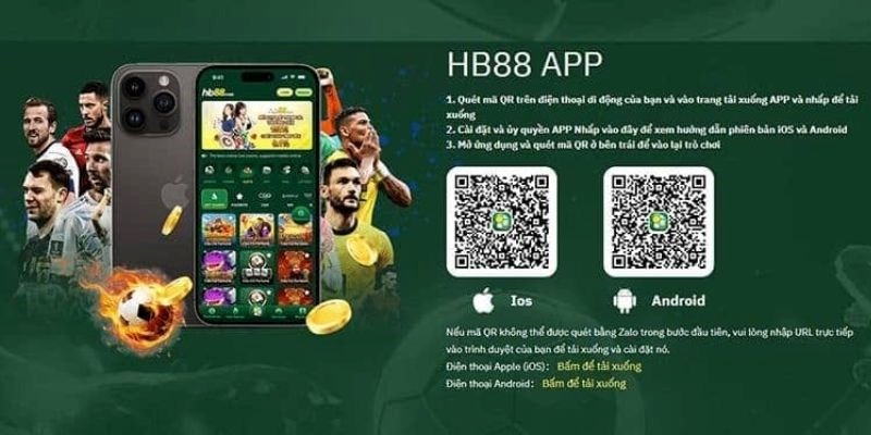 Thao tác cơ bản để tải app HB88 về thiết bị thành công